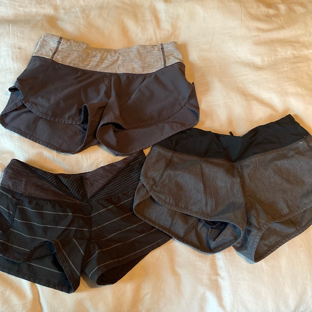Lululemon Speed Up Shorts size 0 Bundle